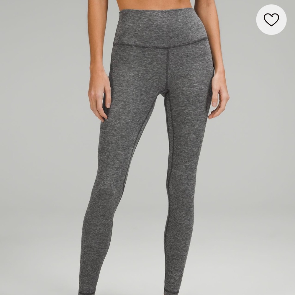 Lululemon align Leggings- heathered graphite grey size 4